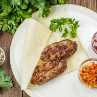 Люля-кебаб из мяса лося