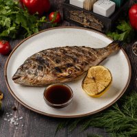 Дорадо с соусом Терияки и лимоном